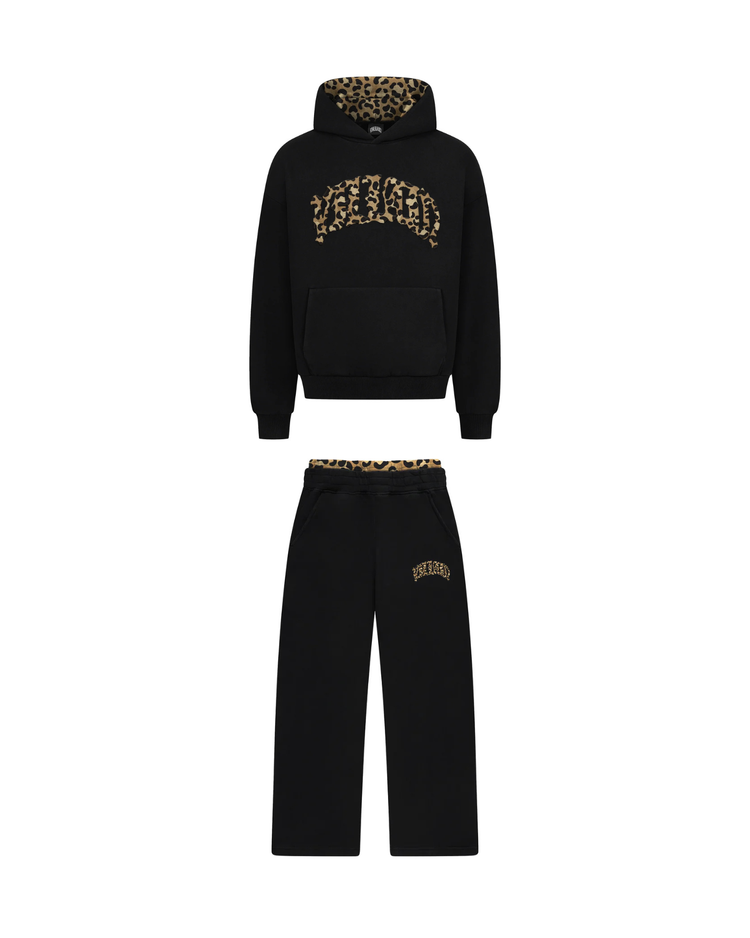 BLACK LEOPARD TRACKSUIT